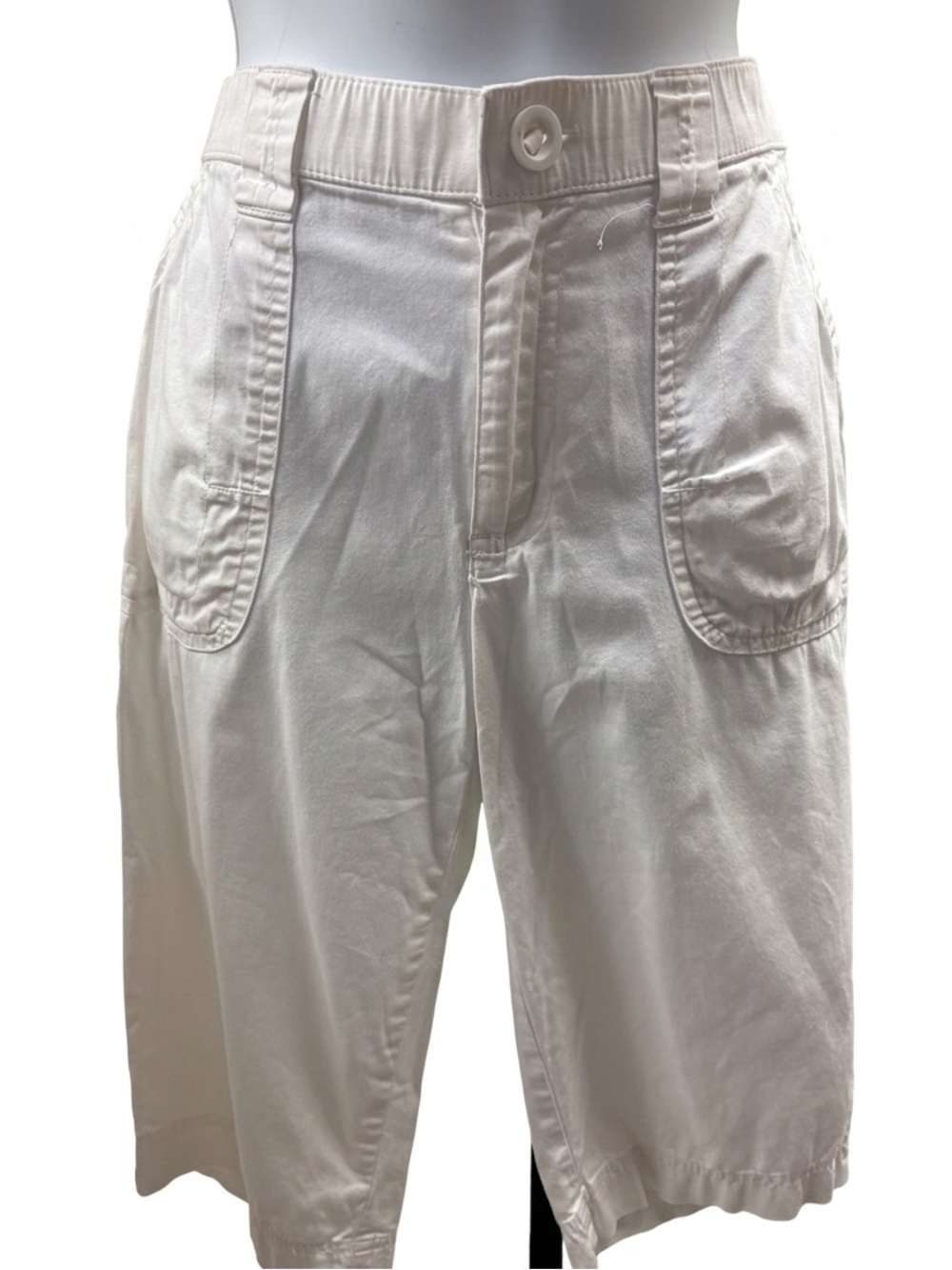 Architect White Bermuda Shorts